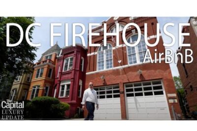 Washington DC Firehouse AirBnB tour