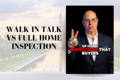Homebuyers in the DMV discussing inspection options with DC Realtor Matt Cheney — comparing walk-and-talk consultations and full home inspections across Washington DC, Maryland, and Virginia.