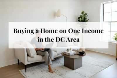 Single-income homebuyer researching affordable options and home listings in the DC area.