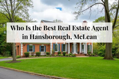 Residential homes near schools in the Hansborough area of McLean, Virginia.