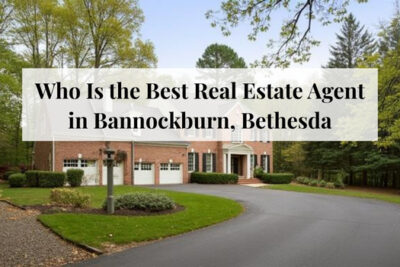 Spacious homes with mature trees in the Bannockburn area of Bethesda.