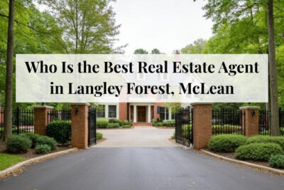 Luxury homes set on private lots in the Langley Forest area of McLean, Virginia.