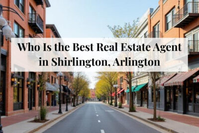 Walkable residential and retail area in Shirlington Arlington.