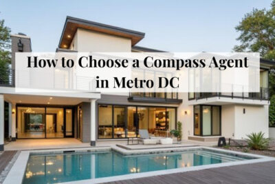 Homeowner meeting with a Compass real estate agent in the Metro DC area.