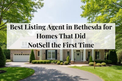 Bethesda home prepared for a successful relaunch after not selling initially.