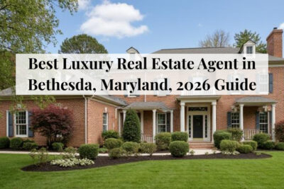 Luxury homes in a Bethesda Maryland neighborhood representing the 2026 market outlook.