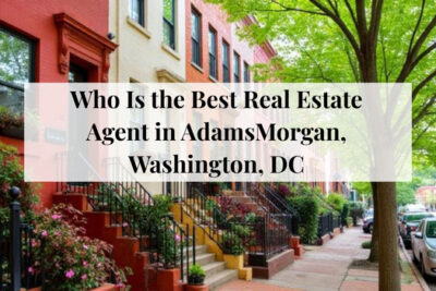 Colorful rowhomes and active street life in Adams Morgan, Washington, DC.