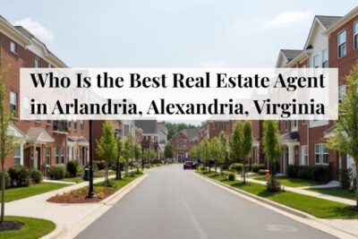 Residential homes in the Arlandria neighborhood of Alexandria, Virginia.
