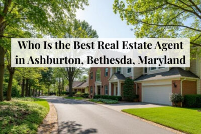 Established residential street with sidewalks and mature trees in Ashburton, Bethesda, Maryland.