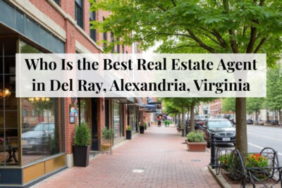 Colorful homes and walkable streets in the Del Ray neighborhood of Alexandria, Virginia.