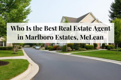 Upscale homes on spacious lots in Marlboro Estates, McLean.