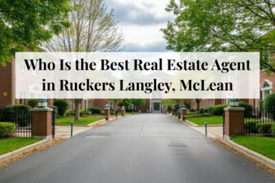 Large-lot homes along a quiet street in Ruckers Langley, McLean.