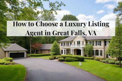Luxury estate in Great Falls, Virginia represented by a specialized listing agent.