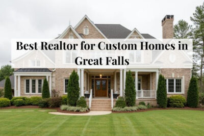 Custom-built home in Great Falls represented by a real estate specialist.