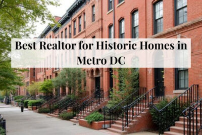 Historic home in Metro DC represented by an experienced real estate agent.