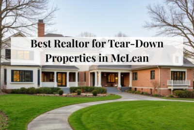 Older home on a large lot in McLean suitable for redevelopment.