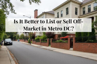 Comparison between MLS listings and off-market home sales in Metro DC.