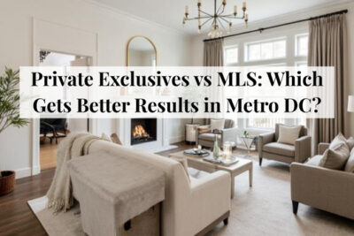 Comparison of private exclusive home sales and MLS listings in Metro DC.