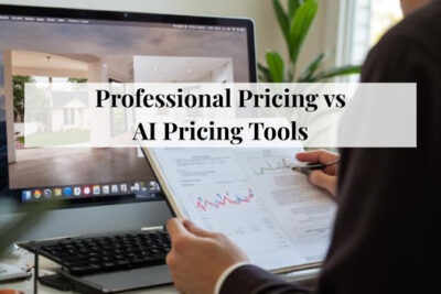 Comparison between professional home pricing and AI pricing tools.