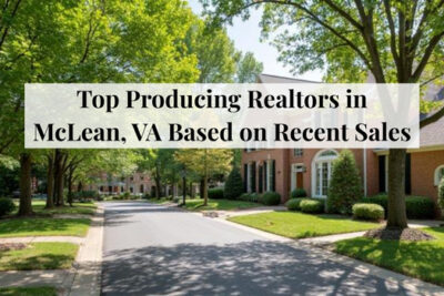 High-value homes in McLean, Virginia sold by top producing realtors.