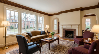 Serene and well maintained DC area home representing housing decisions for widows and widowers in Washington DC