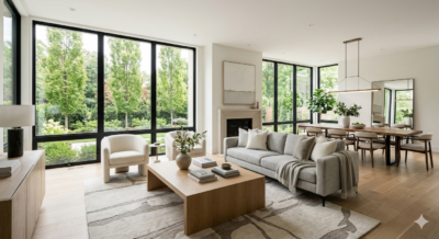 Staged DC area home ready for sale after job relocation in Washington DC Maryland and Virginia